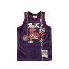 Kids Mitchell u0026 Ness Kids | Mitchell & Ness Youth Swingman Jersey Toronto Raptors Vince Carter 98/99 Road - Purple