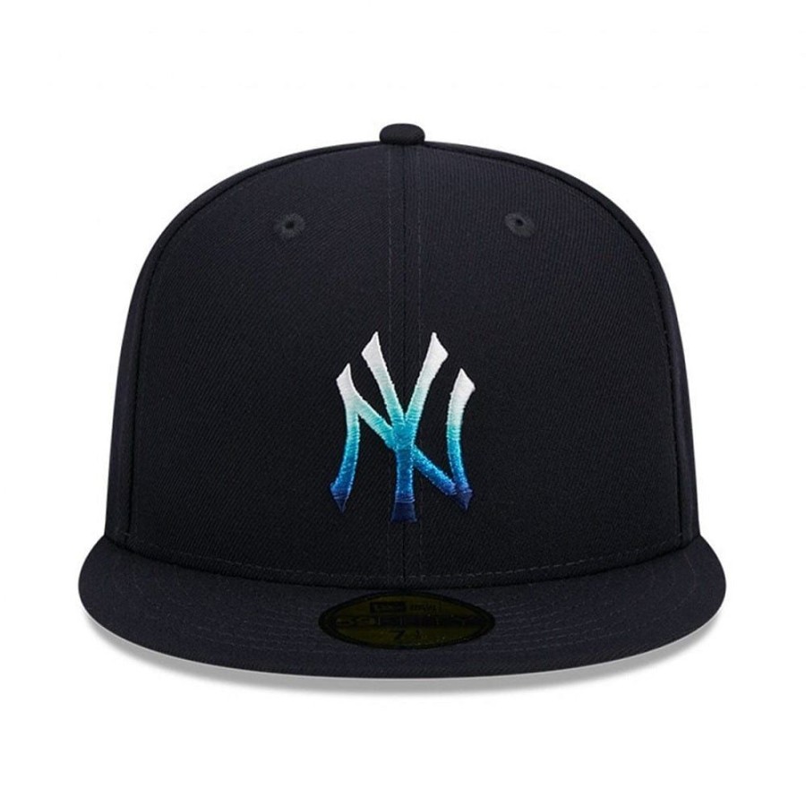 Men New Era Mlb Hats | New Era 59Fifty Gradient Fitted Cap New York Yankees - Navy