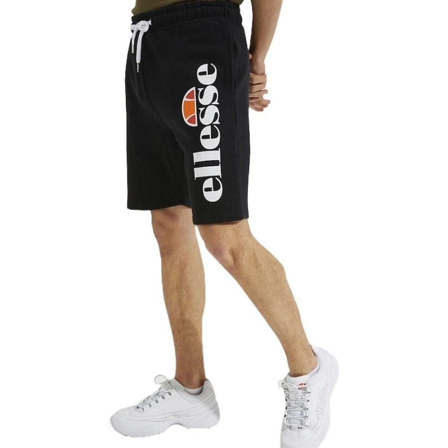 Men Ellesse Shorts | Ellesse Bossini Fleece Short - Black