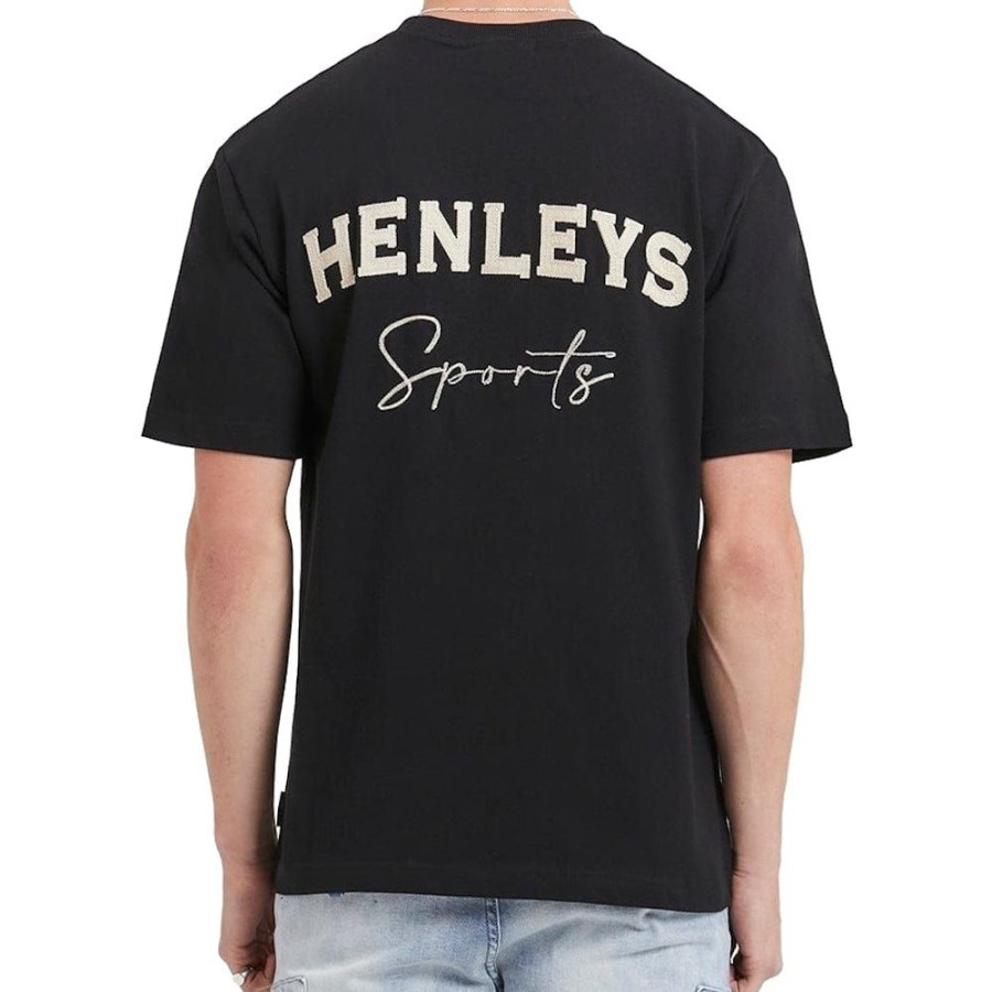 Men Henleys Tees | Henleys Club 2.0 Tee - Black