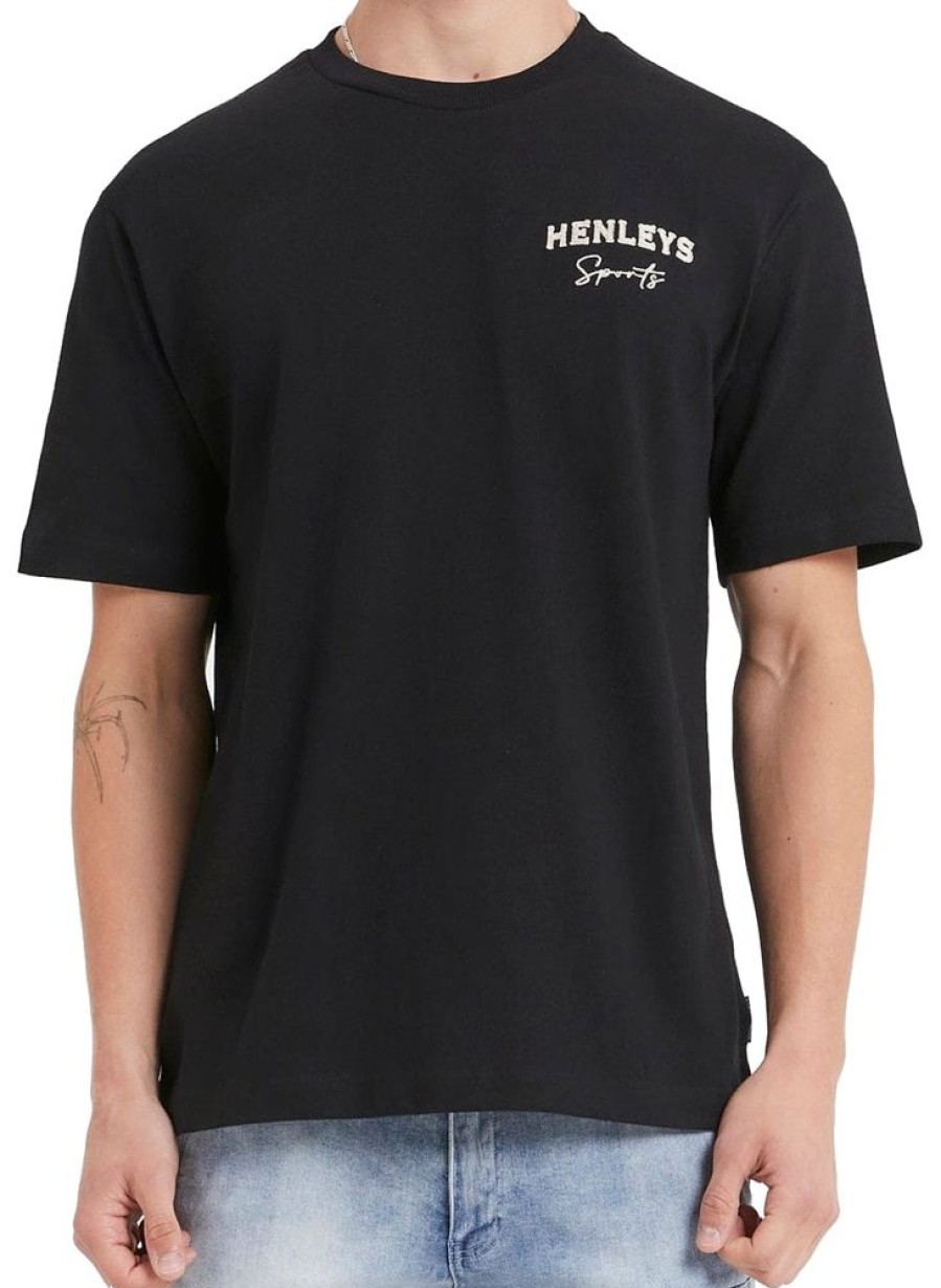 Men Henleys Tees | Henleys Club 2.0 Tee - Black