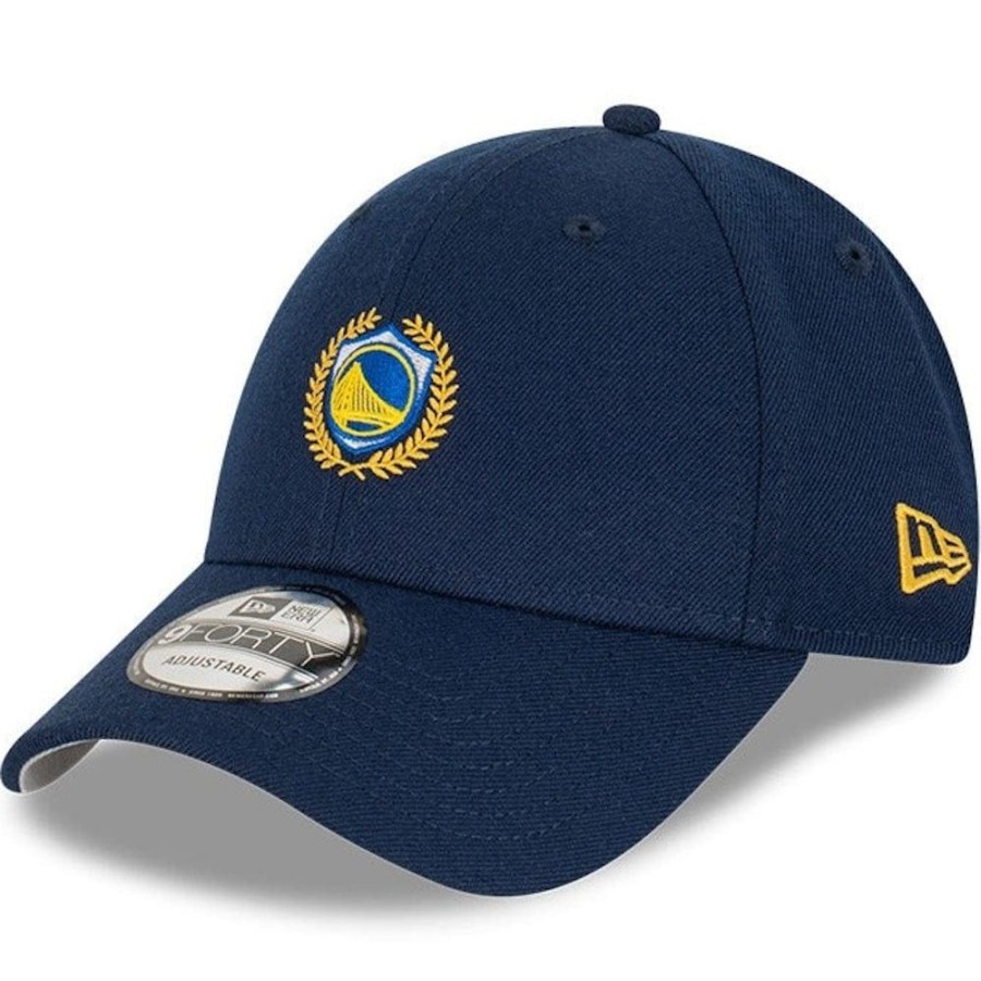 Men New Era Strapback | New Era 9Forty Laurel Strapback Golden State Warriors - Oceanside Blue