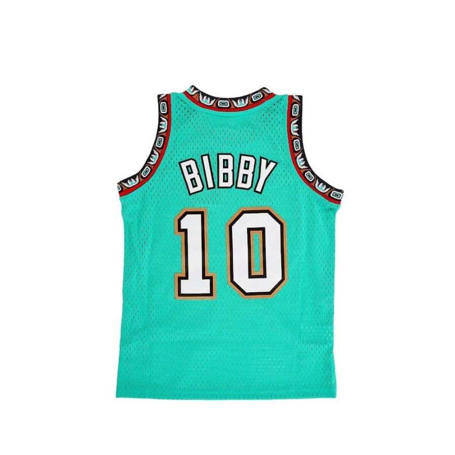 Men Mitchell u0026 Ness Nba Clothing | Mitchell & Ness Youth Swingman Jersey Vanvouver Grizzlies Mike Bibby Road 98/99 - Teal