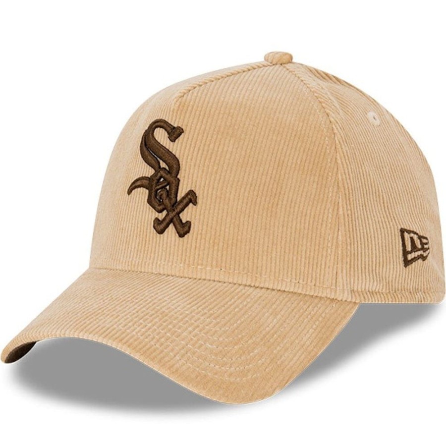 Men New Era Snapback | New Era 9Forty Cord A-Frame Snapback Chicago White Sox - Camel / Walnut