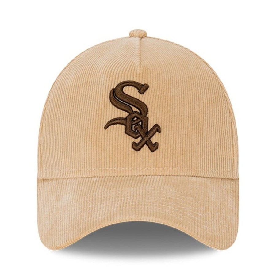 Men New Era Snapback | New Era 9Forty Cord A-Frame Snapback Chicago White Sox - Camel / Walnut