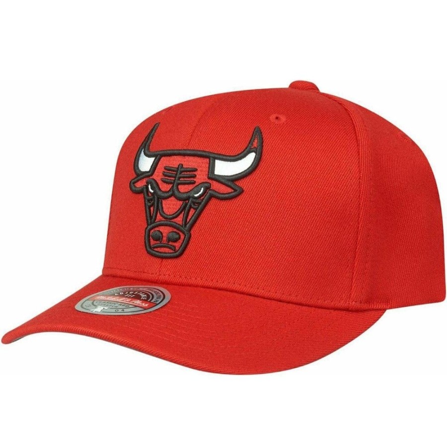 Men Mitchell u0026 Ness Snapback | Mitchell & Ness Team Ground 2.0 Stretch Snapback Chicago Bulls - Red