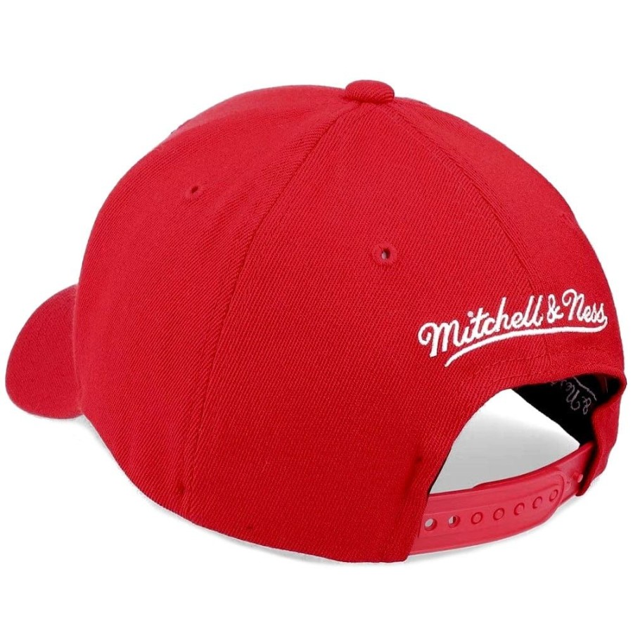 Men Mitchell u0026 Ness Snapback | Mitchell & Ness Team Ground 2.0 Stretch Snapback Chicago Bulls - Red