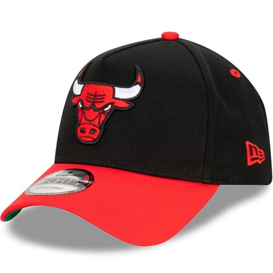 Men New Era Snapback | New Era 9Forty 2-Tone A-Frame Snapback Chicago Bulls - Black / Red