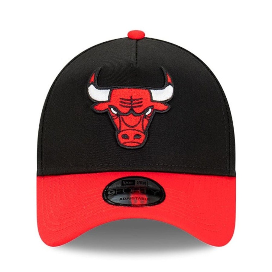 Men New Era Snapback | New Era 9Forty 2-Tone A-Frame Snapback Chicago Bulls - Black / Red