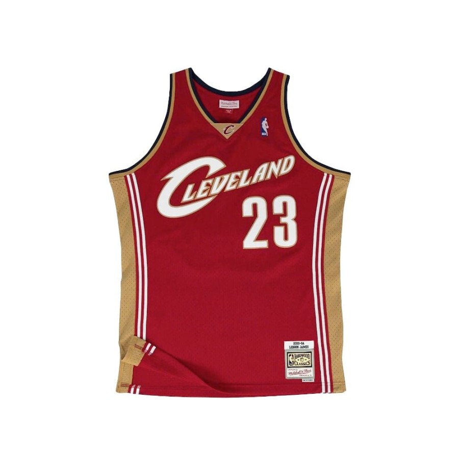 Men Mitchell u0026 Ness Nba Clothing | Mitchell & Ness Youth Swingman Jersey Cleveland Cavaliers Lebron James 03/04 Road - Burgundy