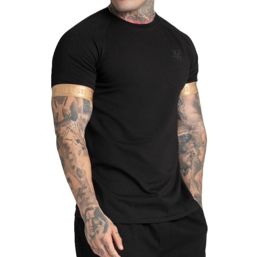 Men SikSilk Tees | Siksilk Tech Tee - Black