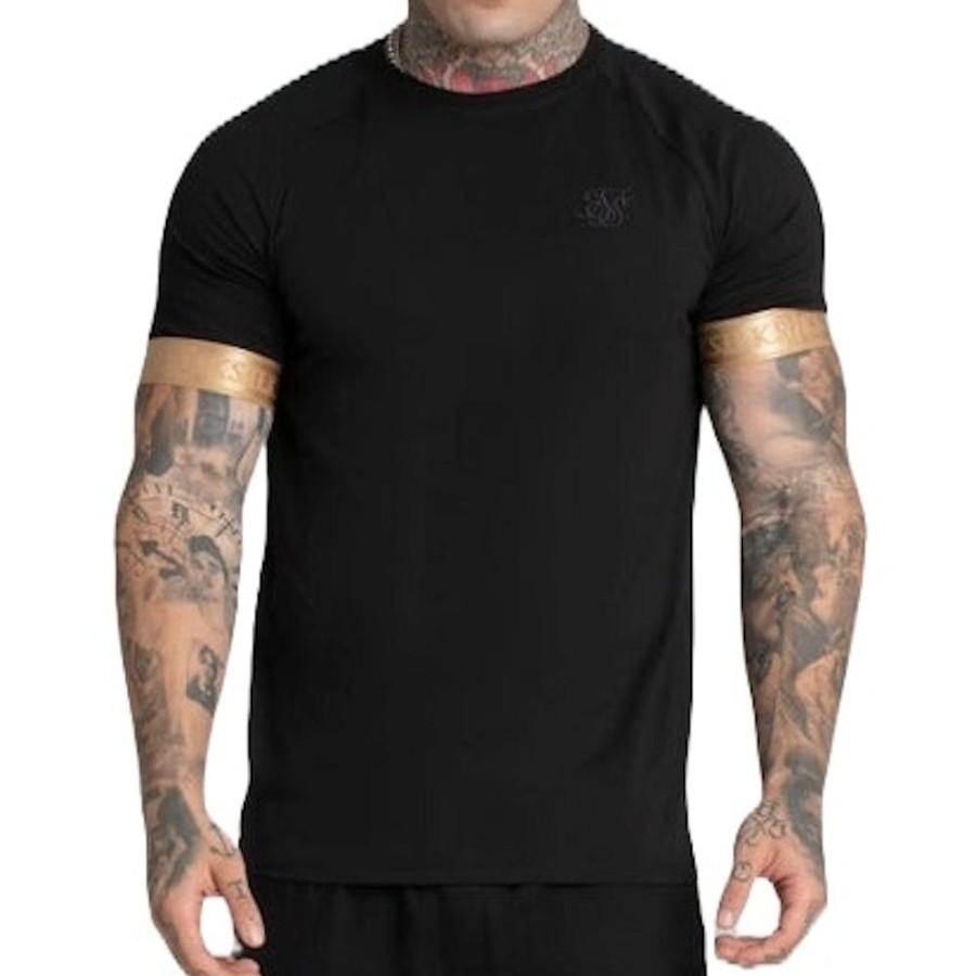 Men SikSilk Tees | Siksilk Tech Tee - Black