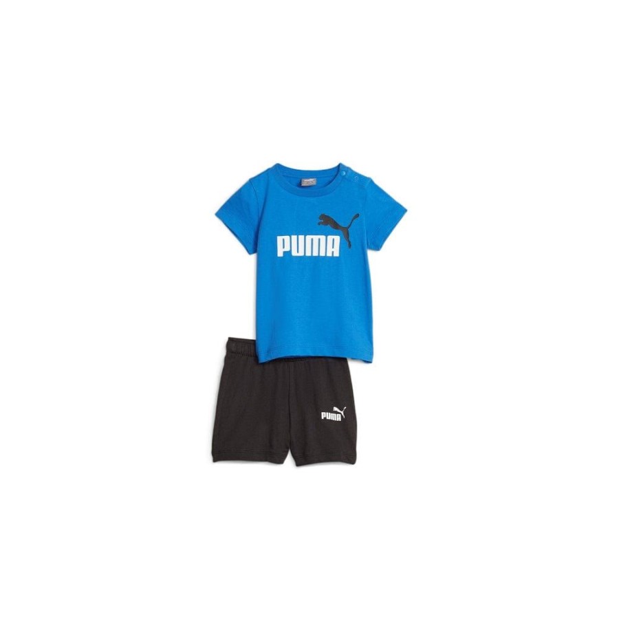 Kids Puma Kids | Puma Infants Minicats Tee & Shorts Set - Racing Blue