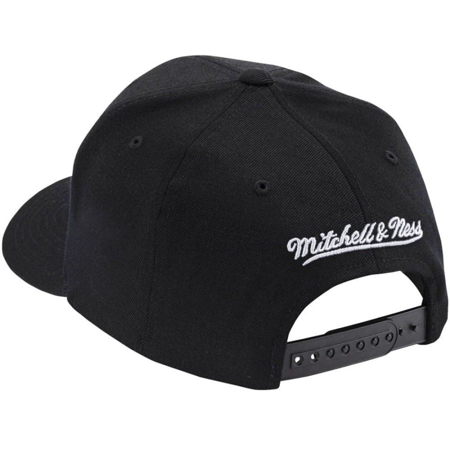 Men Mitchell u0026 Ness Nba Hats | Mitchell & Ness Team Colour Logo Classic Redline Stretch Snapback Phoenix Suns - Black