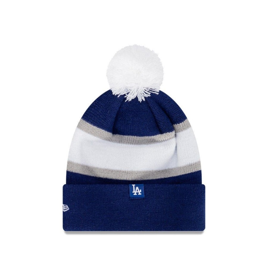 Men New Era Beanies | New Era Youth Pro Arch Knit Beanie Los Angeles Dodgers - Dark Royal