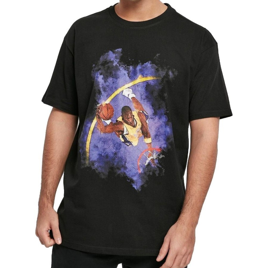 Men Mister Tee Tees | Mister Tee Basketball Clouds 2.0 Oversize Tee - Black