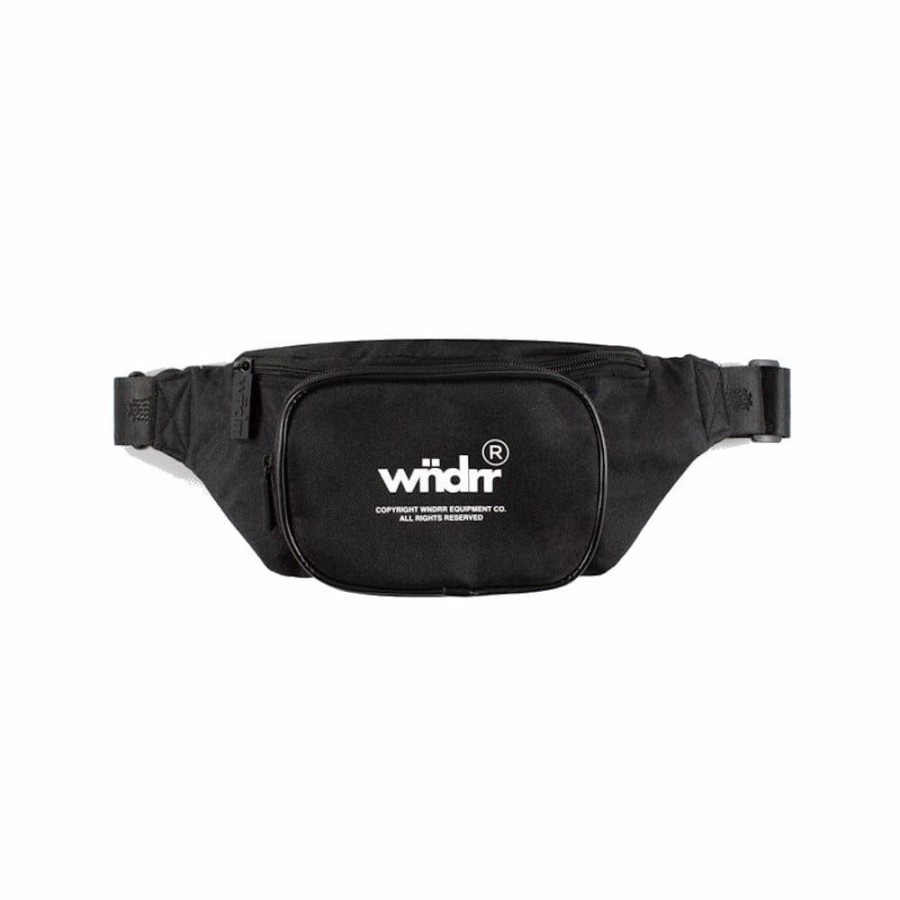 Men WNDRR Bags | Wndrr Offcut Bum Bag - Black