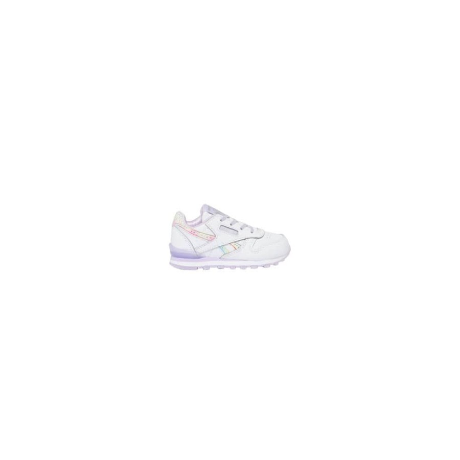 Kids Reebok Kids | Reebok Infants Classic Leather Step N Flash - White / Purple