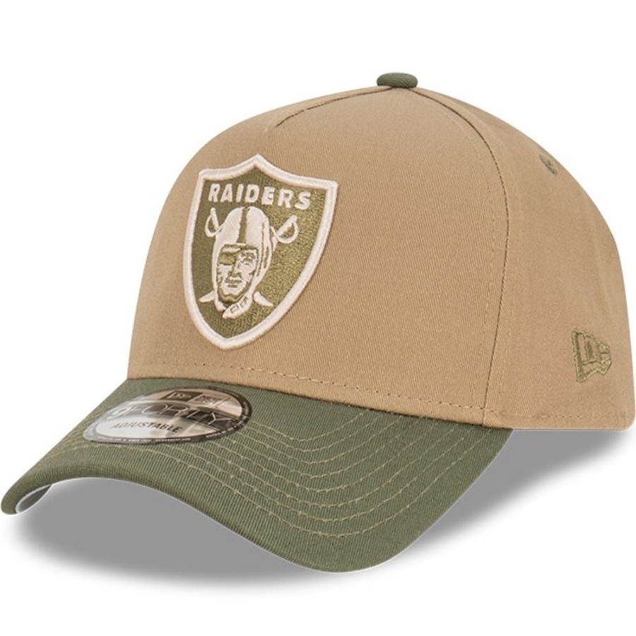 Men New Era Nfl Hats | New Era 9Forty Surplus A-Frame Snapback Las Vegas Raiders - British Khaki / Olive