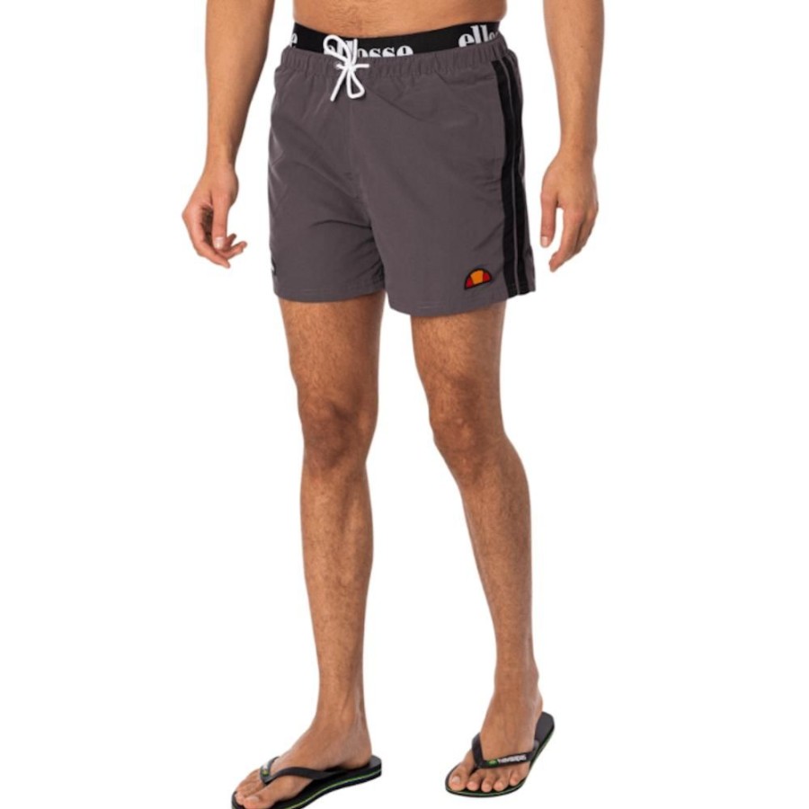 Men Ellesse Shorts | Ellesse Solara Swimshort - Dark Grey