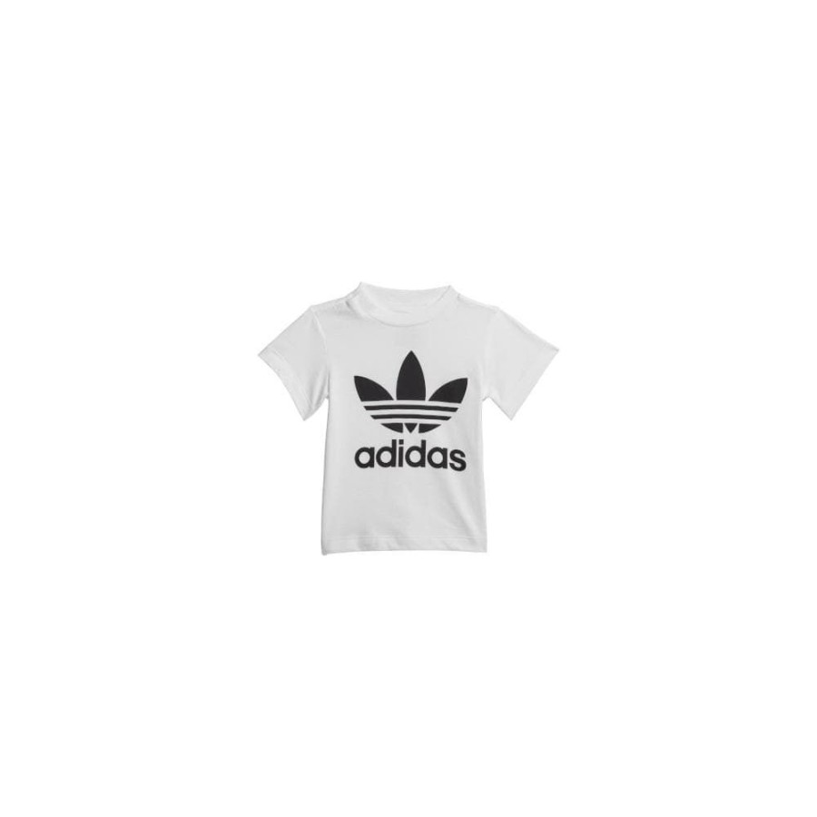 Kids Adidas Infants | Adidas Infants Short Tee Set - White / Black