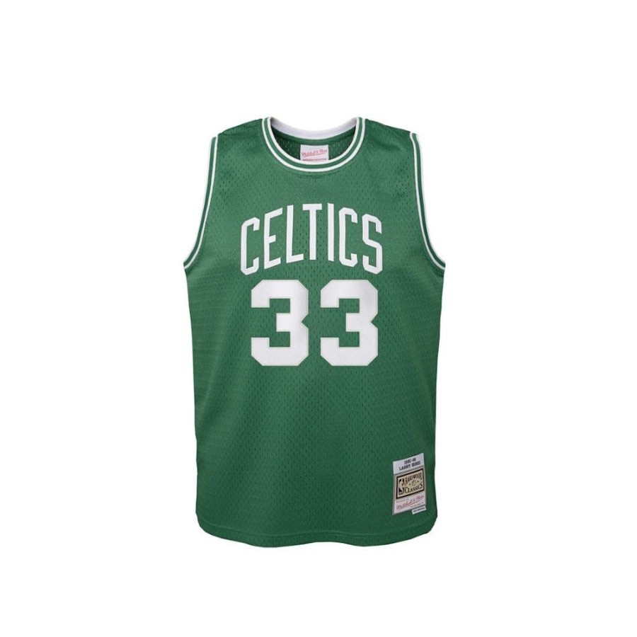 Men Mitchell u0026 Ness Nba Clothing | Mitchell & Ness Youth Swingman Jersey Boston Celtics Larry Bird Road 85/86 - Green