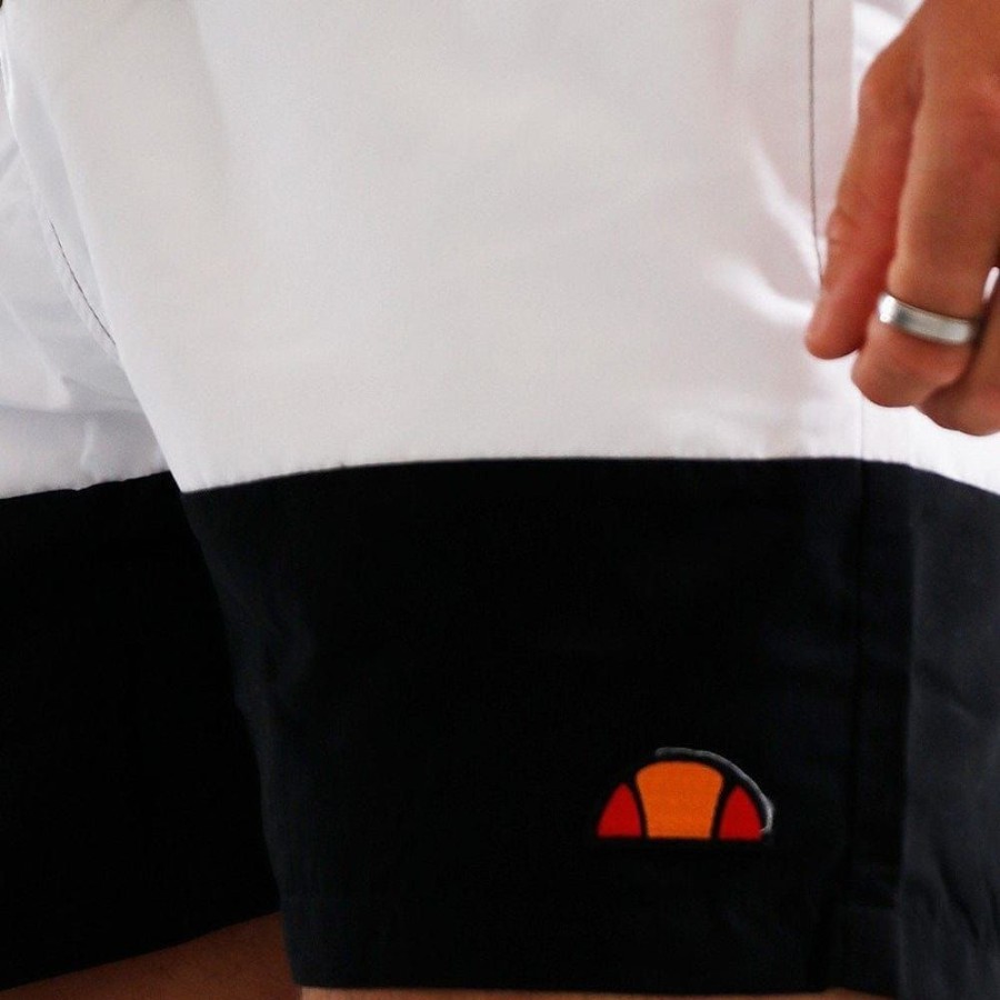 Men Ellesse Shorts | Ellesse Cielo Swimshort - Khaki / Black / White