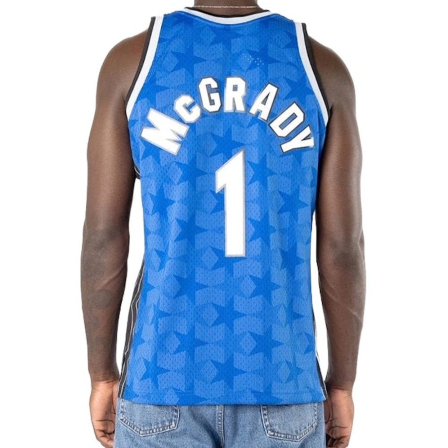 Men Mitchell u0026 Ness Nba Clothing | Mitchell & Ness Swingman Jersey Orlando Magic Tracy Mcgrady Away 00/01 - Royal