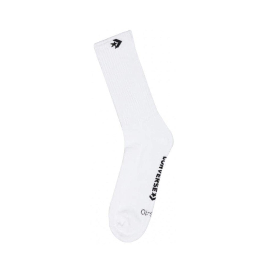 Men Converse Socks | Converse Star Chevron Crew Sock 3 Pack - White