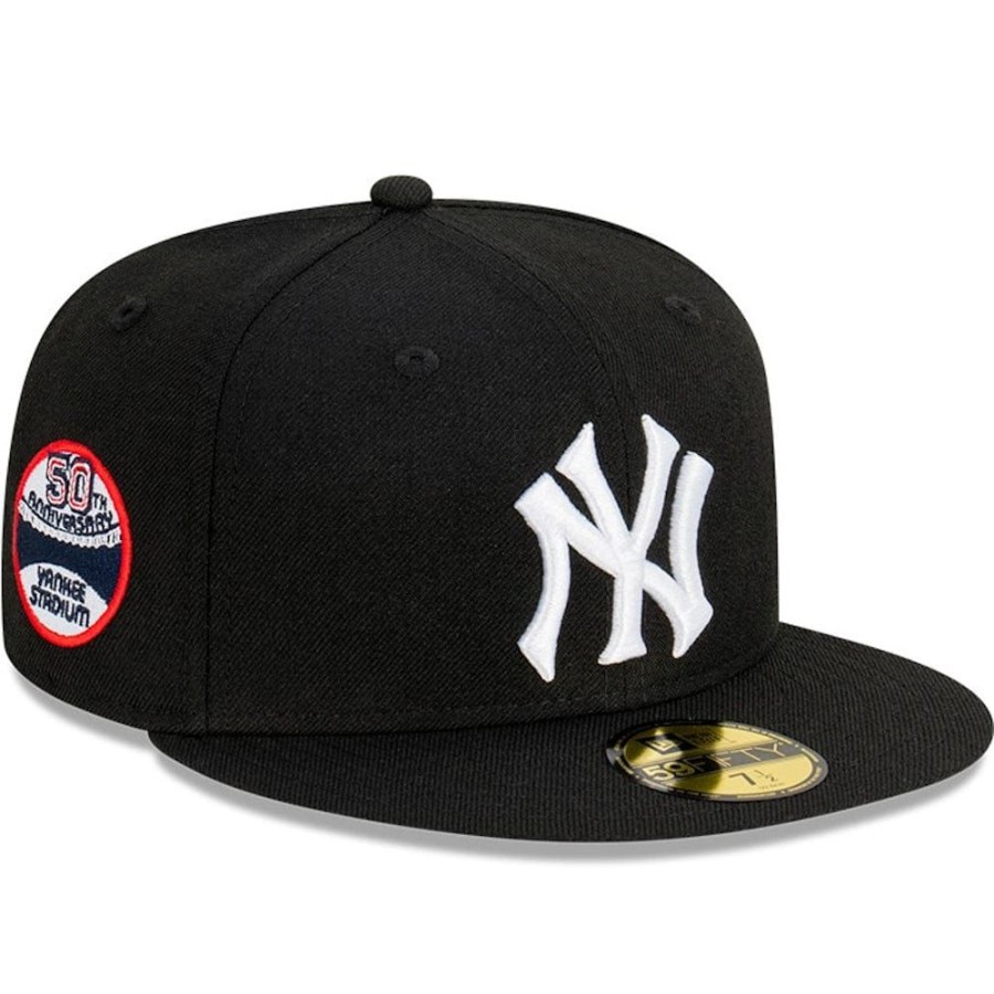 Men New Era Mlb Hats | New Era 59Fifty Stadium Fitted Cap New York Yankees - Black