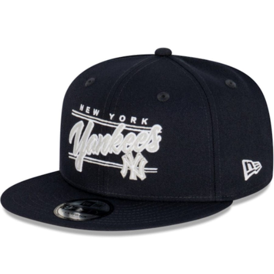 Men New Era Mlb Hats | New Era 9Fifty Script Snapback New York Yankees - Navy