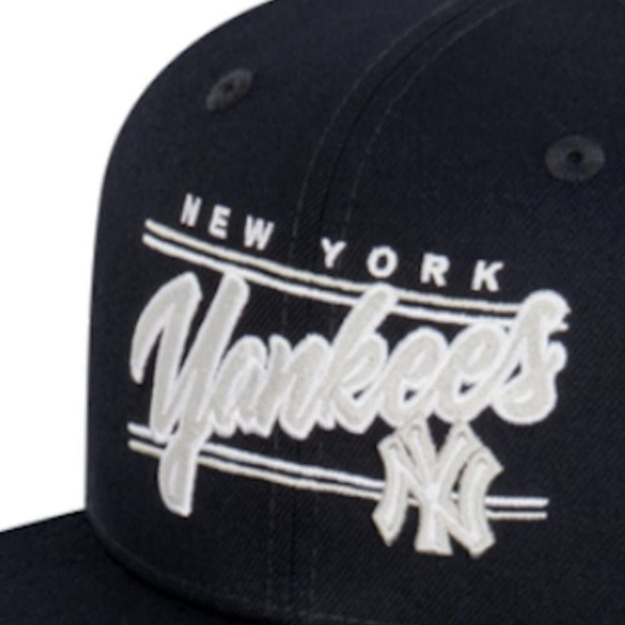 Men New Era Mlb Hats | New Era 9Fifty Script Snapback New York Yankees - Navy