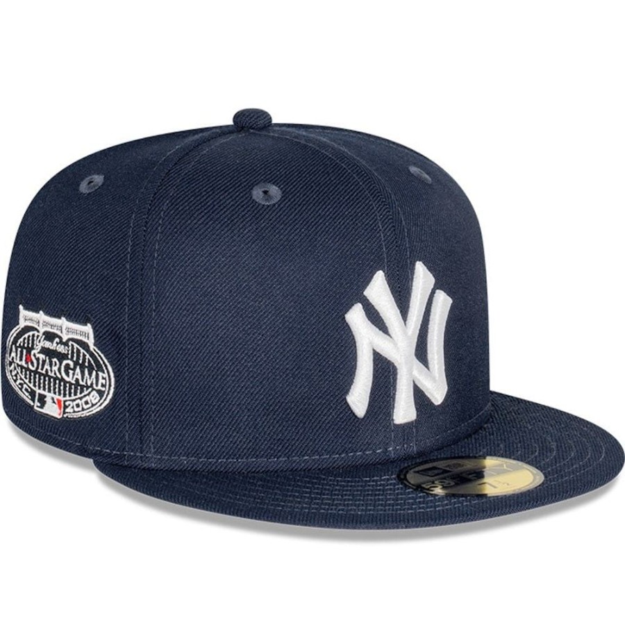 Men New Era Fitted | New Era 59Fifty Patch Up Fitted Cap New York Yankees - Navy / Grey Uv