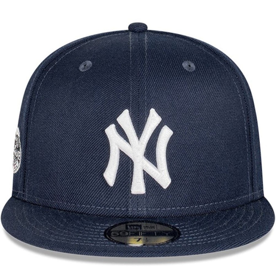 Men New Era Fitted | New Era 59Fifty Patch Up Fitted Cap New York Yankees - Navy / Grey Uv