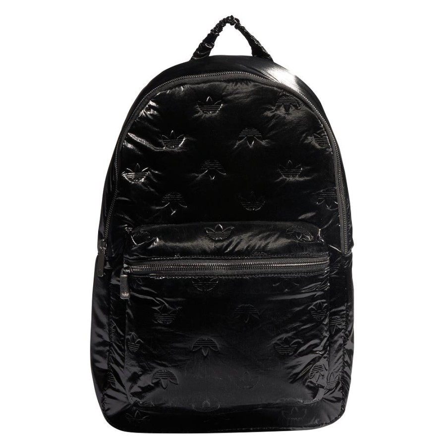 Kids Adidas School Bags | Adidas Puffy Satin Backpack - Black