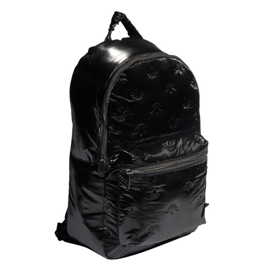 Kids Adidas School Bags | Adidas Puffy Satin Backpack - Black