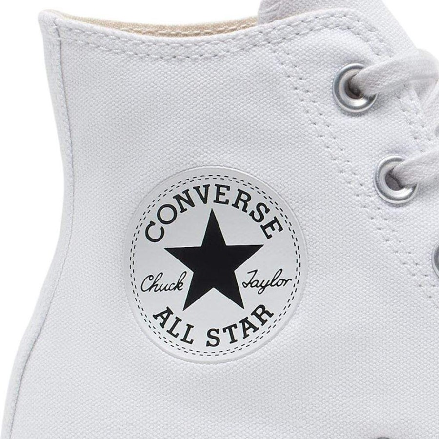 Women Converse Converse | Converse Womens Ct Lift Canvas Hi - White