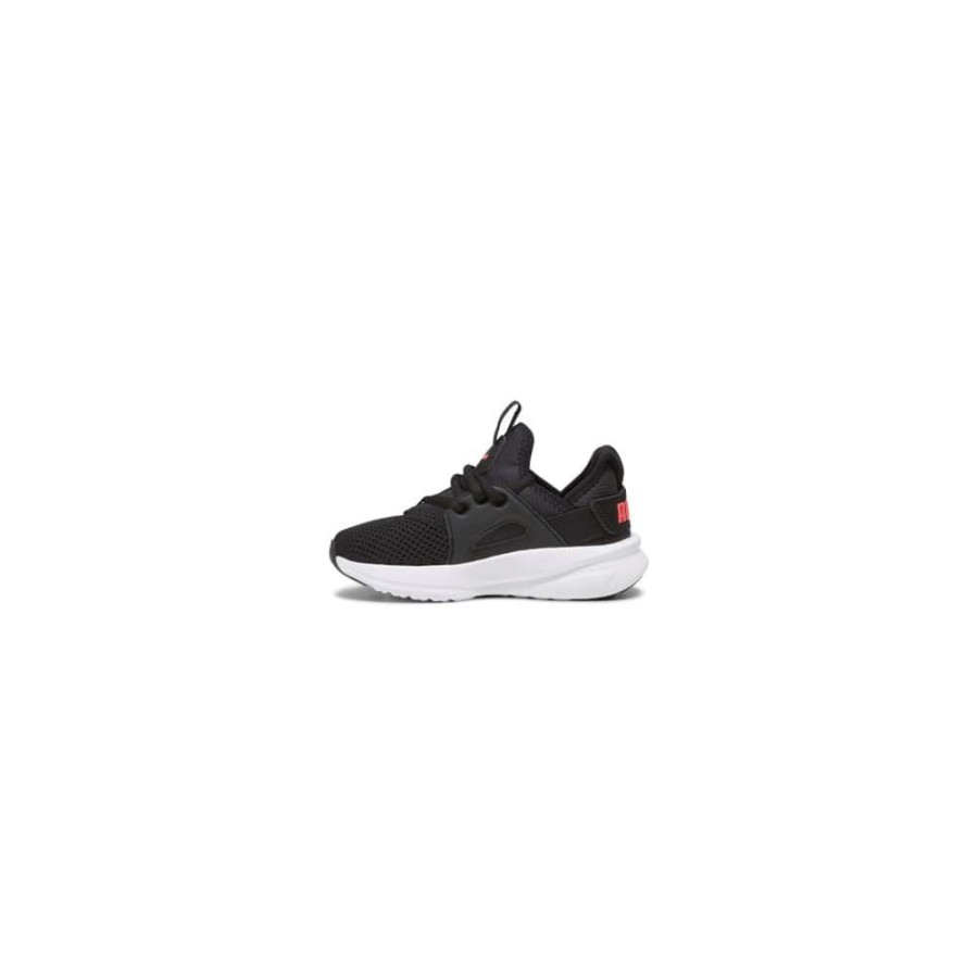 Kids Puma Kids | Puma Childrens Soft Enzo Evo - Black / Fire Orchid