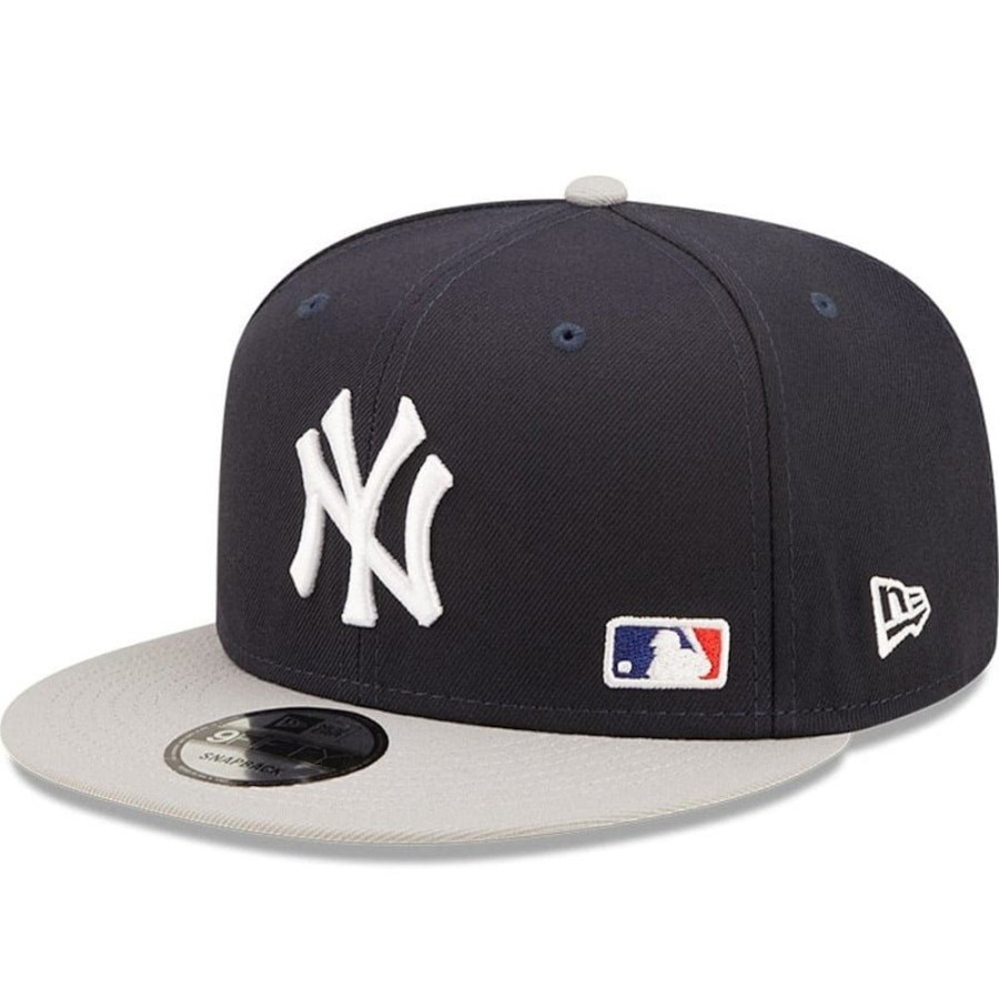 Men New Era Snapback | New Era 9Fifty Black Letter Arch Snapback New York Yankees - Navy