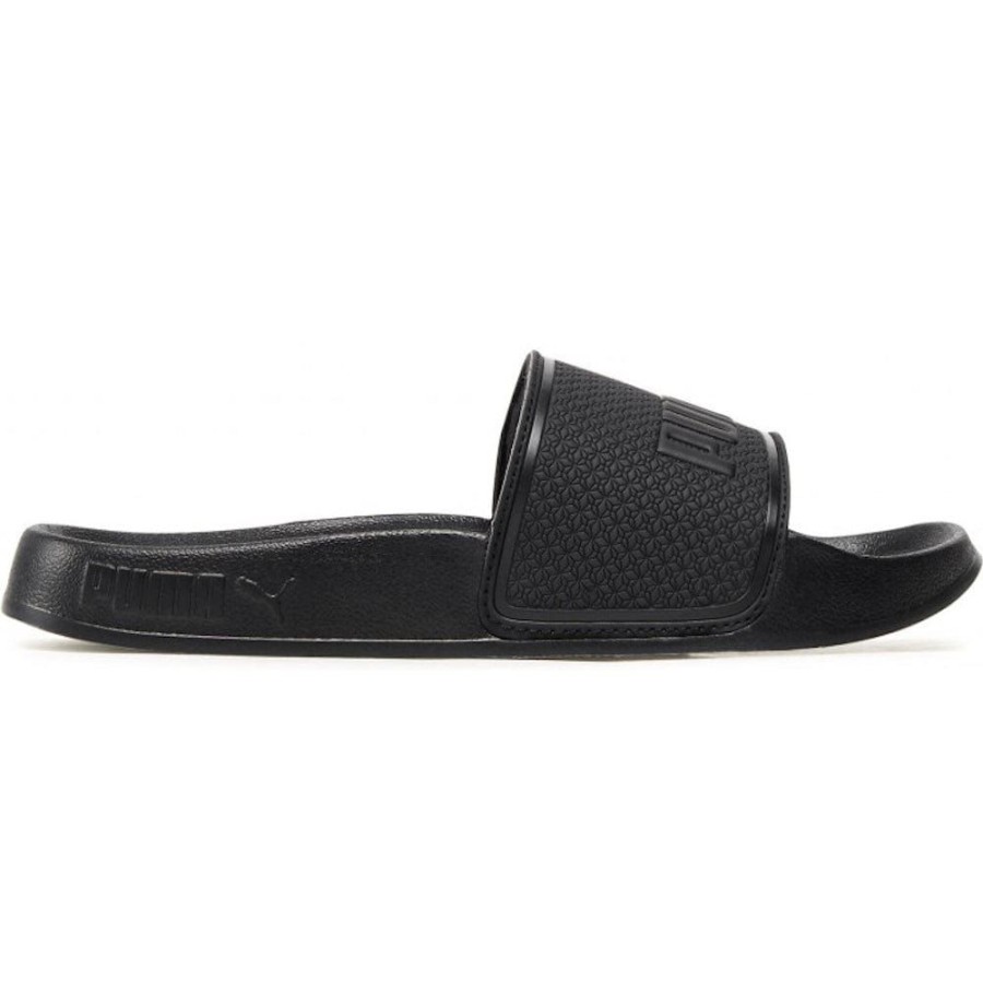 Men Puma Puma | Puma Leadcat 2.0 Slide - Black / Black