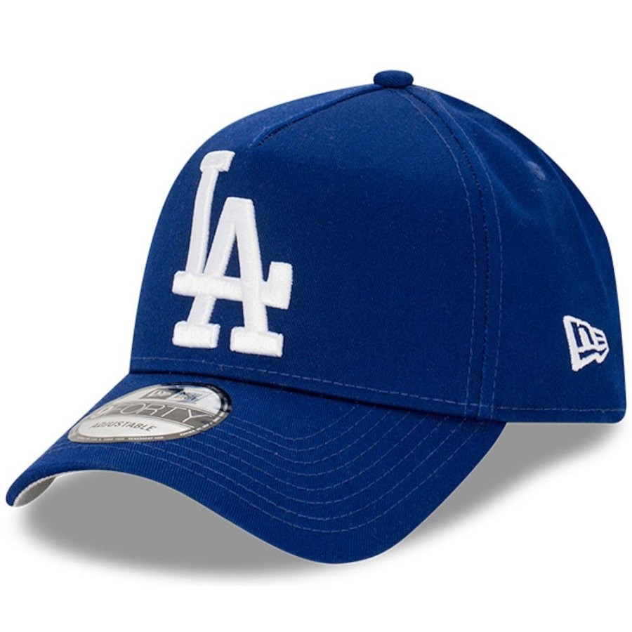 Men New Era Snapback | New Era 9Forty A-Frame Snapback Oversize Logo Los Angeles Dodgers - Royal Blue