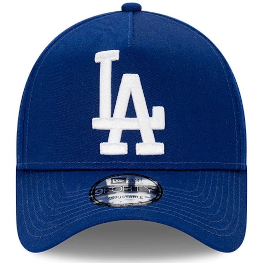 Men New Era Snapback | New Era 9Forty A-Frame Snapback Oversize Logo Los Angeles Dodgers - Royal Blue