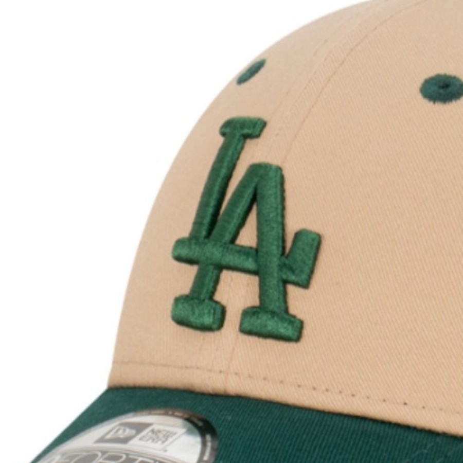 Men New Era Mlb Hats | New Era 9Forty Strapback Los Angeles Dodgers - Camel / Dark Green