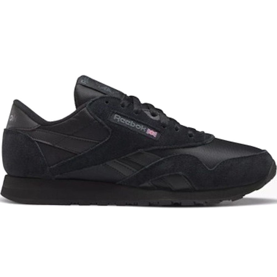 Men Reebok Reebok | Reebok Classic Nylon - Black / Black / Grey