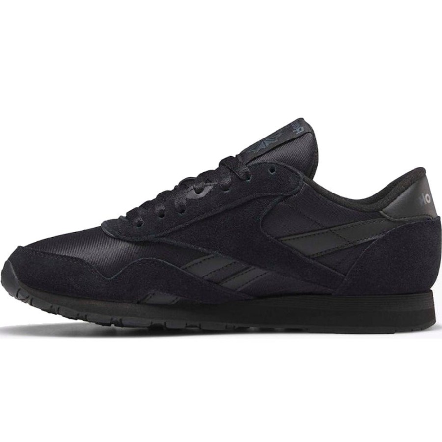 Men Reebok Reebok | Reebok Classic Nylon - Black / Black / Grey