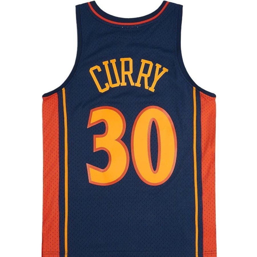 Men Mitchell u0026 Ness Nba Clothing | Mitchell & Ness Swingman Jersey Golden State Warriors Stephen Curry Home 09/10 - Navy