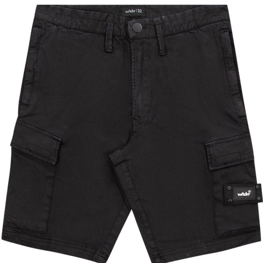 Men WNDRR Shorts | Wndrr Fairfax Cargo Short - Black