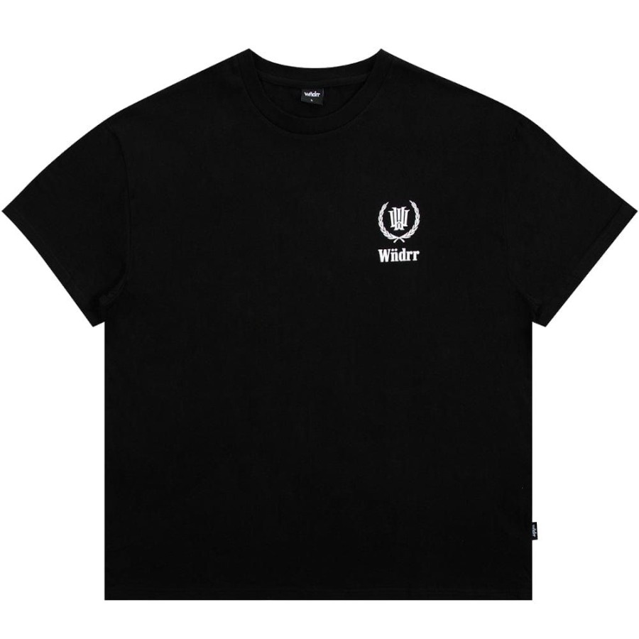 Men WNDRR Tees | Wndrr Archive Box Fit Tee - Black