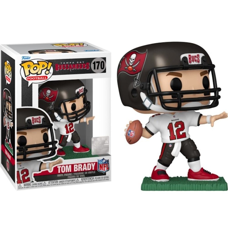 Men Funko Pop! Vinyl | Funko Nfl Buccaneers Tom Brady Away Pop! Vinyl #170