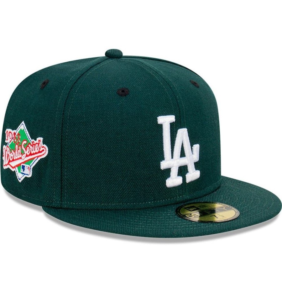 Men New Era Fitted | New Era 59Fifty 88'S And 96'S Fitted Cap Los Angeles Dodgers - Kelly Green